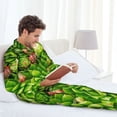 thumbnail image 6 of Sikiie Cactus And Succulents Mens Pajama Set, Soft Warm Long Sleeve Sleepwear, Cozy Button-Down Pjs for Men-XX-Large, 6 of 7