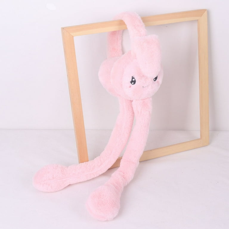 Anvazise Jumping Earmuffs Fine Plush Cold-resistant Rabbit Design