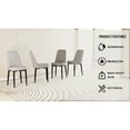 thumbnail image 5 of Ergonomic Dining Chairs / Kitchen and Office Use / Curved Back for Spine Support, 5 of 6
