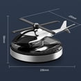 thumbnail image 6 of Pebbuoy Solar Powered Fighter Airplane Car Air Freshener Creative Shape Auto Essential Oil Diffuser Car Ornament, 6 of 7