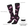 thumbnail image 4 of Susaid Breast Cancer Awareness3 Print Thermal Winter Socks for Men and Women, Warm Crew Hiking Socks, for Boots and Outdoor Activities, 4 of 6