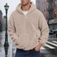 thumbnail image 1 of MHFRRA Sudadera con Capucha y Cremallera, Forrada, Informal, con Estampado, Cómoda, Ligera, Deportiva, Ropa de Calle Beige, 1 of 3