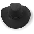 thumbnail image 4 of Sunjoy Tech Men Women Cowboy Hat, Faux Western Cowboy Hat Fedora, Outdoor Wide Brim Hat with Strap, 4 of 7