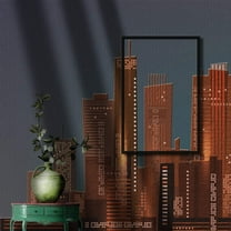 IDEA4WALL Framed Canvas Wall Art for Living Room, Bedroom Light Color Canvas Prints for Modern Home Decoration Ready to Hang