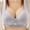 Gray, variant on Naughtyhood Women's Bra Soild Wire Free UnderwearBra Classic Everyday Easy-On Back Buckle Pendant Underwear