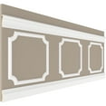 thumbnail image 5 of Ekena millwork 94 1/2"L (Adjustable 36"H to 40"H) Ashford Scalloped Panel Traditional Wainscot Paneling Kit, 5 of 10