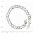 thumbnail image 2 of 7.75mm Sterling Silver Polished Charm Bracelet - 8.9 Grams - 6 Inch, 2 of 2