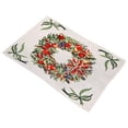 thumbnail image 1 of Alfombrilla de mesa navideña tejida, diseño creativo con motivo de guirnalda, colores vibrantes, ideal para decoración festiva, tamaño 44 x 34 cm, perfecta para proteger y embellecer tu mesa., 1 of 7