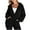 Black, variant on Womens Sweater Zipper M Long Fashion Top Women's Sweatshirts Pullover Hoodie Womens Zippe Sweatshirt Women's Casual Hoodies And Sweatshirts Long Sleeve Split Hem Pullover For Daily Wear Red XL