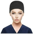 thumbnail image 1 of Scrub Cap With Buttons Bouffant Hat With Sweatband for Womens and Mens, 1 of 3