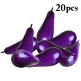 thumbnail image 2 of 20CPS Artificial Vegetable Realistic Eggplant Simulated Vegetable Photo Prop, 2 of 7