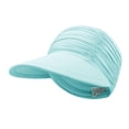 thumbnail image 4 of WMNTST Womens Sun Hats Outdoor Sun Visor With Wide Brim Solid Color Beach Breathable Sports Everyday Hat, 4 of 6