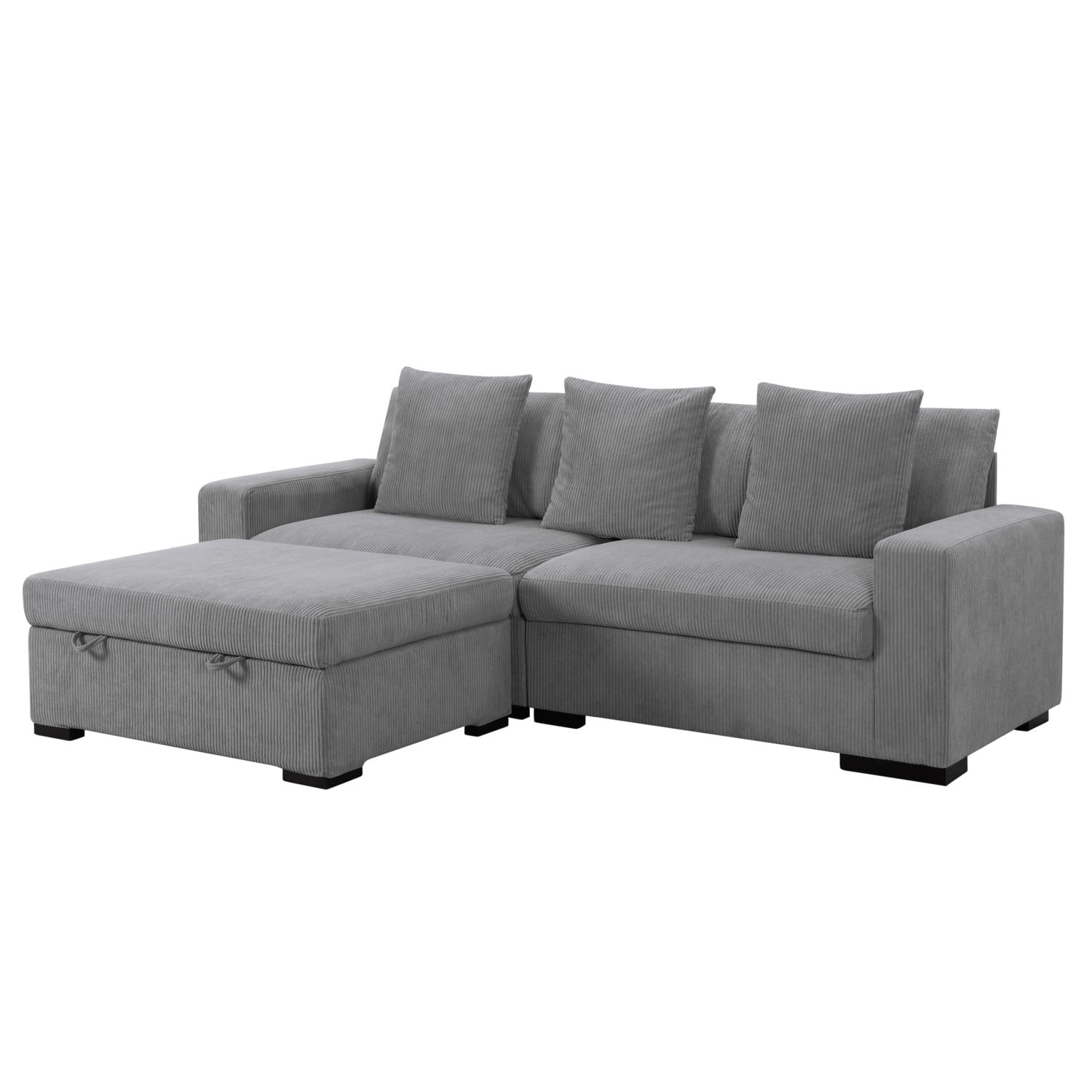 Gewnee Oversized Modular Sectional Fabric Sofa Set, Perfect For Gatherings With Family or Friends, Watching TV, Reading Books and Enjoying Your Time.