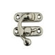 thumbnail image 2 of Eigraketly Candado antiguo Cerradura de gancho de hierro Cerradura de seguridad Oculto Capturas Decoración Joyero Muebles Accesorios de hardware Herramientas y ferretería Gancho izquierdo plateado, 2 of 6