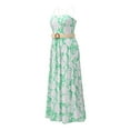 thumbnail image 3 of Kmbangi Robe d'Été Sans Manches à Imprimé Floral avec Bretelle Amovible, 3 of 10