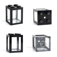 thumbnail image 6 of Yirtree Small Fish Tank, Clear Stackable Cube Tank for Turtle Jellyfish Goldfish Moss Balls Insects, 6 of 8