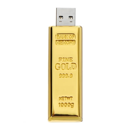 1pcs 256GB USB 3.0 Gold Bullion Model Flash Pen Drive Memory Stick Thumb U