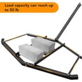 thumbnail image 1 of Edtara Pull Behind Driveway Grader, Adjustable Driveway Drag Harrow With 2 Reinforcement Bars and Pin-Style Hitch, 1 of 6