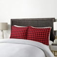 thumbnail image 2 of MarCielo Red Buffalo Pillow Sham Microfiber Pillow Shams BP02 (King), 2 of 5