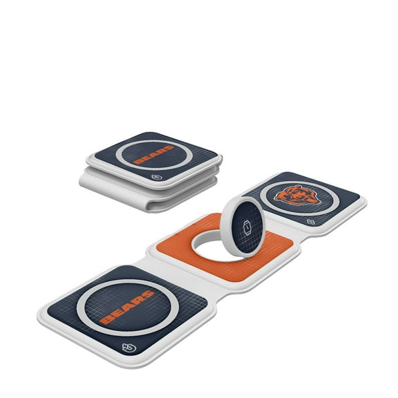 Keyscaper Chicago Bears 3-in-1 Foldable Charger