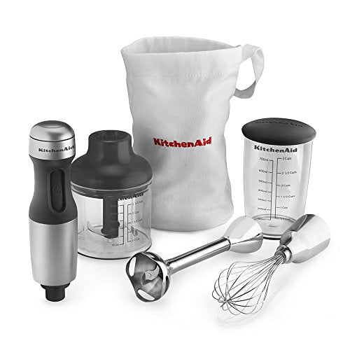 KitchenAid KHB2351CU 3Speed Hand Blender Contour Silver Walmart