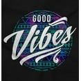 thumbnail image 2 of Retro Galaxy Positive Hippie Quote Womens Fitted Plus Size Graphic Tee Brisco Brands 2X, 2 of 5