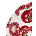thumbnail image 4 of Juego 4 Platos Galerias El Triunfo Ceramica Blanca Diseño Tomate Rojo 21.5cm, 4 of 5