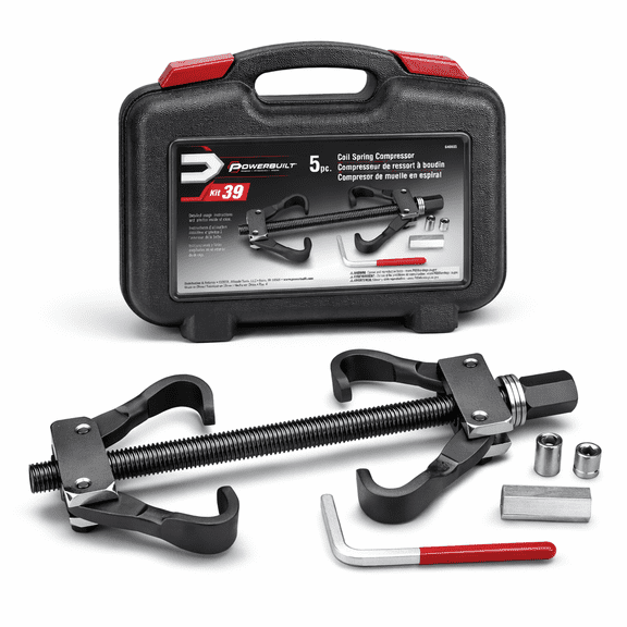 Powerbuilt 5 Piece Coil Spring Compressor Kit - 648603