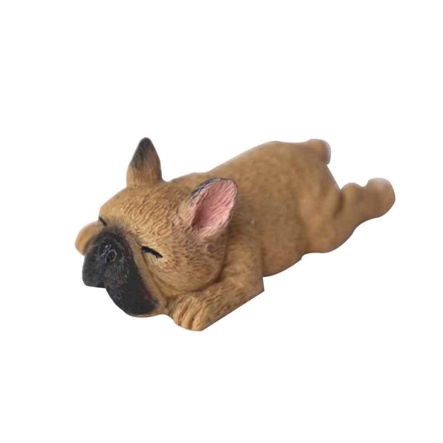 DIY Cute Resin Sleepy Bulldog Animals Refrigerator Fridge Magnet Phone Shell Sticker Stickup Sundries Decoration