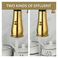 thumbnail image 3 of Pull Down Kitchen Sink Faucet Hot & Cold Mixer Crane Tap with Dual Spout Deck Mounted, 3 of 7