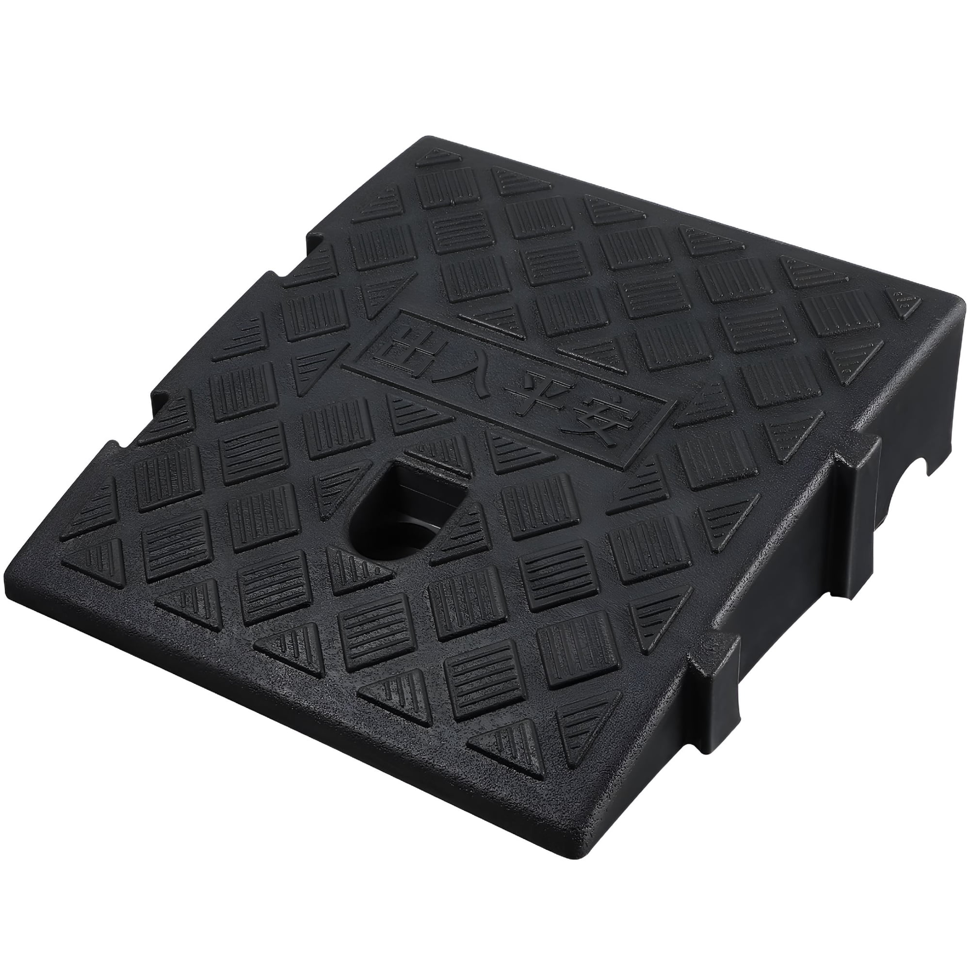 XIBUFE 2026 New Plastic Ramp,Lightweight Portable Threshold Ramp for Wheelchair,Scooter,Walker,Mobility Aid,Black,1.08 Lbs