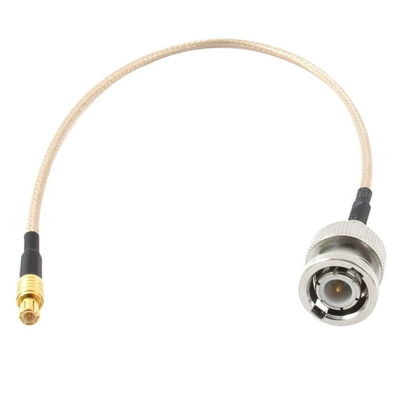 Unique Bargains MCX Male to BNC Male Adapter Connector RG316 Coaxial Cable 25cm Long