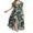 Green Print, variant on gakvbuo Plus Size Maxi Dress For Women Boho Floral Women's Fashion PlusSize V-neck Ventilate Sexuality Float Dress