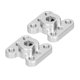 thumbnail image 4 of 2 piezas de acoplamiento de eje de brida de aleación de aluminio de 6 mm con orificio D Conector de acoplamiento de brida de servicio ligero para robots inteligentes, 4 of 9