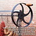 thumbnail image 6 of Backyard Discovery Argentine Santa Maria Wood Fire & Charcoal Steel BBQ Grill, Brasero, 6 of 16