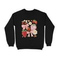 thumbnail image 3 of Strawberries Flowers And Bows Cute Illustration Sweatshirt (3XL, SportGrey), 3 of 13