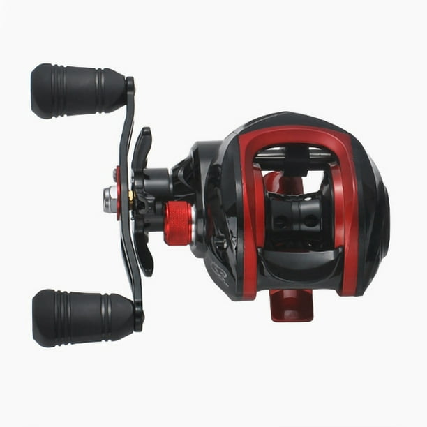7.2:1 Long Throw Fishing Reel With Magnetic Brake Double Sealed