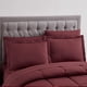 thumbnail image 2 of Set de edredón Sweet Home Collection Dobby Burgundy Twin, 2 of 5