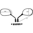 thumbnail image 3 of Krator Universal Black Motorcycle Mirrors Compatible with Yamaha V-Max Vmax V Max VMX 1200, 3 of 3