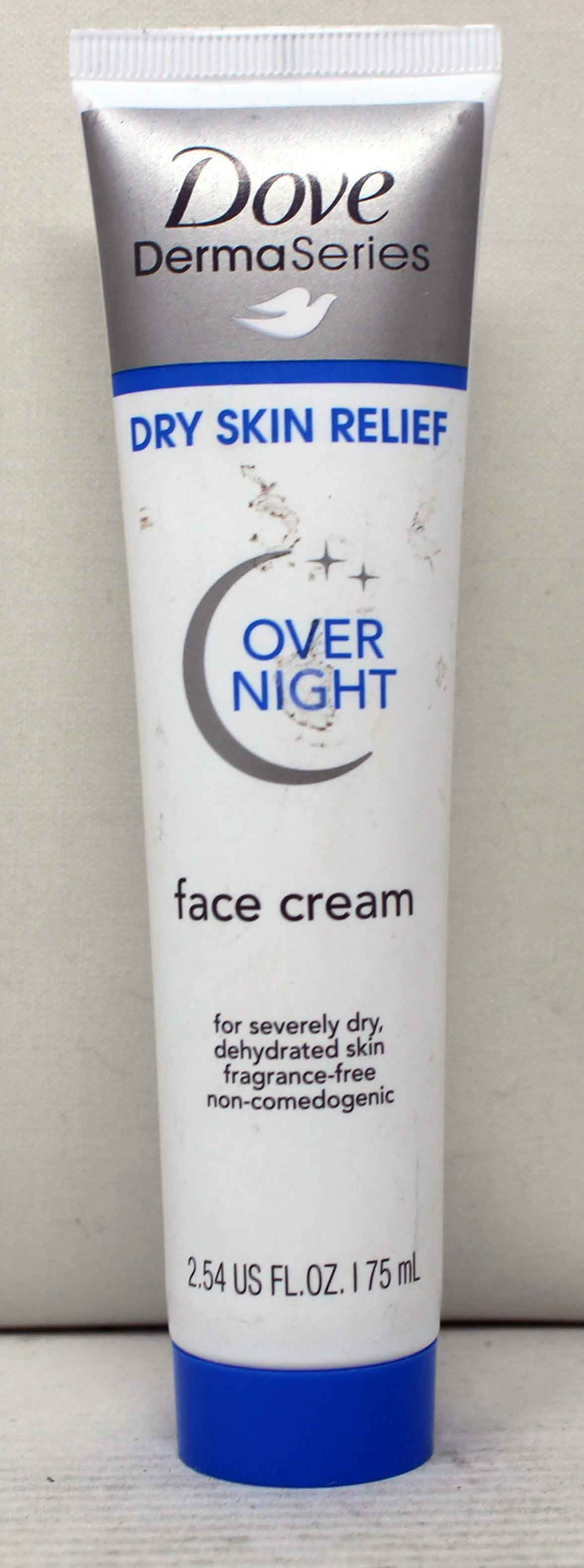 DOVE DERMASERIES FACE dry skin relief for dry, dehydrated skin