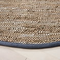 thumbnail image 3 of SAFAVIEH Vintage Leather Abraham Neapolitan Area Rug, Blue/Grey, 7' x 7' Round, 3 of 7