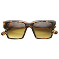 thumbnail image 2 of Womens Square Sunglasses With UV400 Protected Gradient Lens 9988, 2 of 3