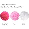 thumbnail image 2 of Décorations Pompon Boule de Fleurs en Papier, 2 of 4