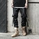 thumbnail image 1 of Joggers Cargo Pantalones para hombres Casual Hip Hop Hit Color Pocket Pantalones masculinos Pantalones de chándal Streetwear Cintas Techwear Pantalones Tan Jianjun unisex, 1 of 2