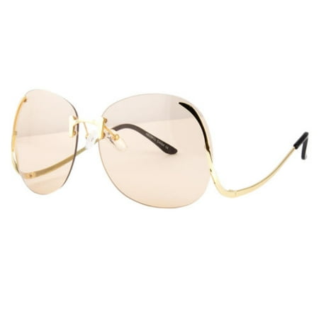 Big Lens Sunglasses - OVERSIZED Big Large Square Bella Women Tinted Lens Sunglasses Baroque Shades