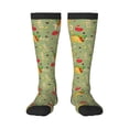 thumbnail image 2 of Picia Women Crew Soft Moisture-wicking Socks Taco Pattern Design Cotton Socks, One Size fit All, 2 of 9