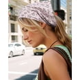 thumbnail image 2 of AWAYTR Tie-Back Triangle Tie Front Bandana Boho Multicolor 2 Pack, 2 of 7