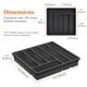 thumbnail image 4 of Covered Utensil Tray for Kitchen Drawer and Countertop, Plastic Cutlery and Flatware Storage Box for Spoons Forks Knives Holder Case, 4 of 5