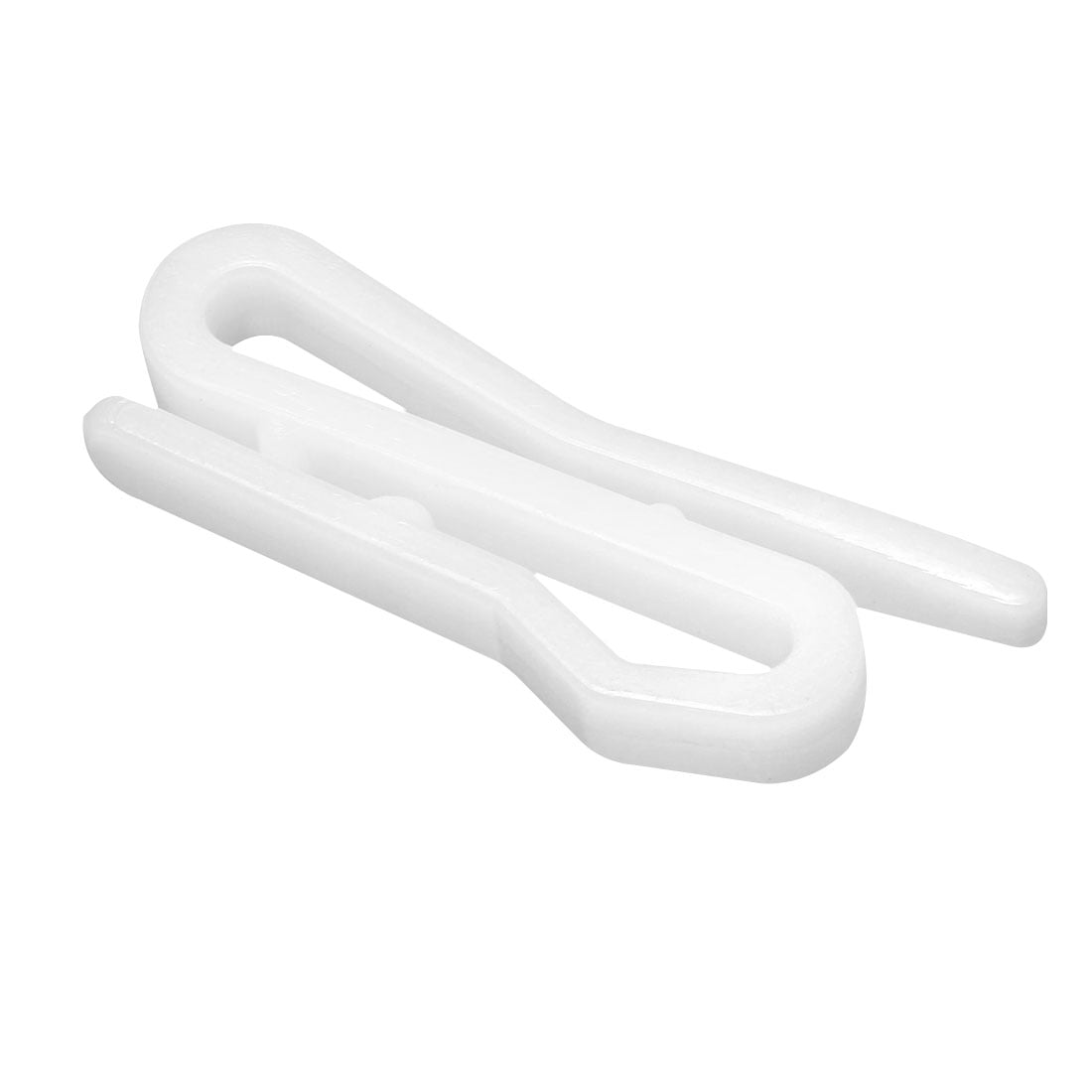 CURTAIN HOOKS FOR CURTAINS WHITE PLASTIC 