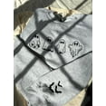 thumbnail image 4 of Halloween Ghosts And Bats Sleeve Embroidered Sweatshirt, 4 of 4